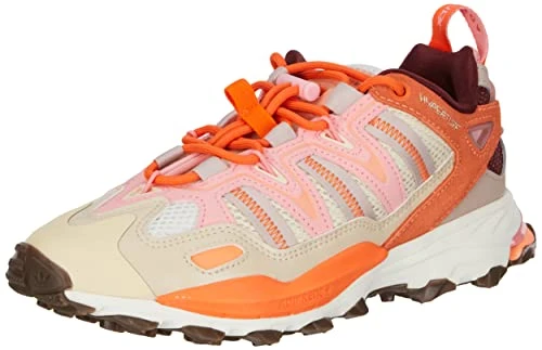 Women's HYPERTURF W Sneaker, off white/wonder taupe/beam orange, 8 UK