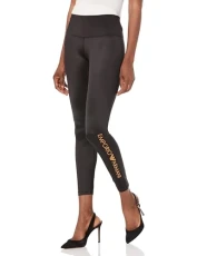 Women's Iconic Microfiber Women's High Waist Leggings, Black, S UK Women's Iconic Microfiber Women's High Waist Leggings, Black, S UK