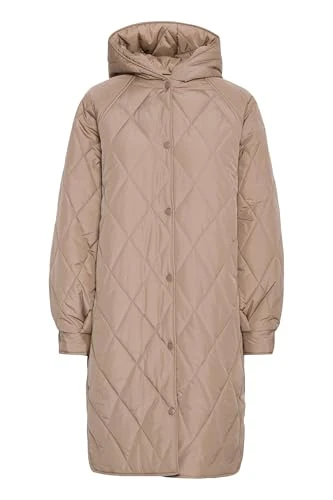 Women's IHHANSA JA Quilted Coat, 170909/Fossil, S