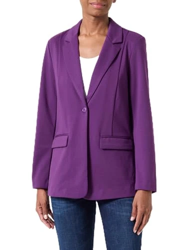 Women's Ihkate Sus Long Bl4 Casual Blazer, purple, Large