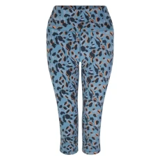 Women's Influential 3/4 Gym Leggings Blue Women's Influential 3/4 Gym Leggings Blue