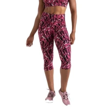 Women's Influential 3/4 Gym Leggings Pink Women's Influential 3/4 Gym Leggings Pink
