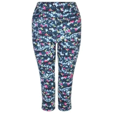 Womens Influential 3/4 Legging Moonlight Denim Dash Print 14 Womens Influential 3/4 Legging Moonlight Denim Dash Print 14