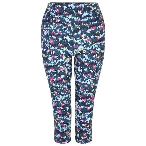 Womens Influential 3/4 Legging Moonlight Denim Dash Print 14