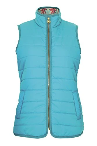 Women's Islesham Lightweight Quilted Gilet Jacket (10) Peacock