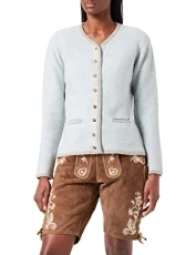 Women's Jacke Caro Cardigan Sweater, Light Blue-Gray, 40