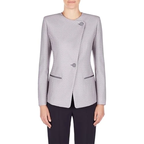 Womens Jacket Grey Check L