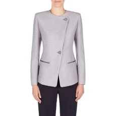 Womens Jacket Grey Check L Womens Jacket Grey Check L