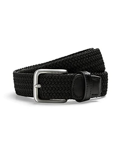 Women's Jacspring Woven Belt Jnr Noos Braided, Black, 80