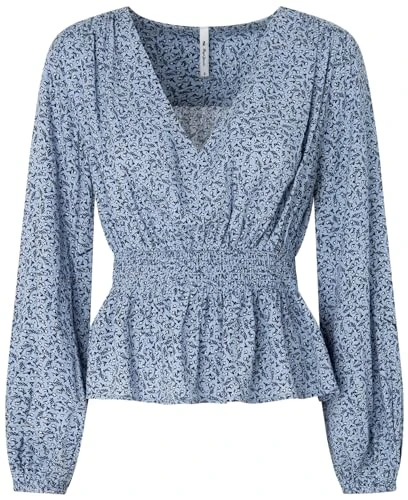 Women's Jarita Shirt, Blue (Steel Blue), M