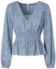 Women's Jarita Shirt, Blue (Steel Blue), M