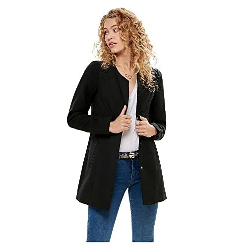 Women's Jdynew Brighton Coat Otw Noos Jacket, black, XXL