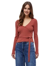Women's Jea Wrap Cardigan 5000 Redwood XXL Women's Jea Wrap Cardigan 5000 Redwood XXL