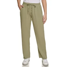 Women's Jeans Crepe Gauze Straight Leg Pants, Ivy League, S Women's Jeans Crepe Gauze Straight Leg Pants, Ivy League, S