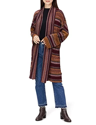 Women's JERS_Yellowstone Cardigan Sweater, red, S