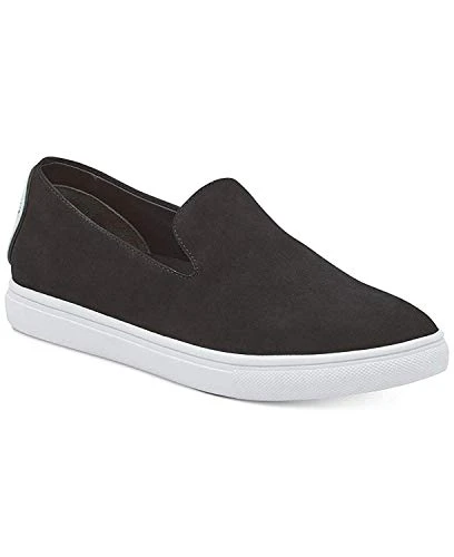 Womens Jilian Low Top Slip On Fashion Sneakers, Nubuck Aluminum, Size 5.0 US / 3 UK US