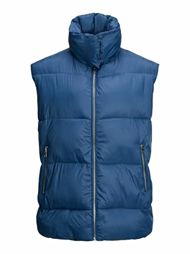 Women's JJXX JXELLIE Puffer Vest SN Steppweste, Ensign Blue, S