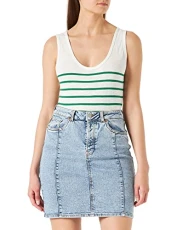 Women's Jjxx Jxmillie Hw Akm11 Sn Midi Skirt, Light Blue (Light Blue Denim), XS