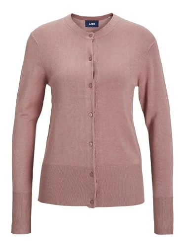 Women's Jjxx Jxolivia Ls Soft Cardigan Knit Noos Cardigan Sweater, Mesa Rose, L
