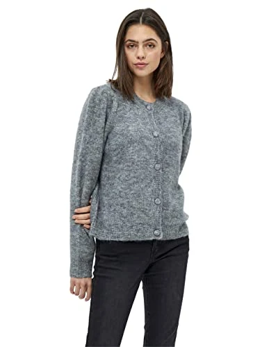 Women's Juna Cardigan Sweater 8288 Dark Grey Melange M