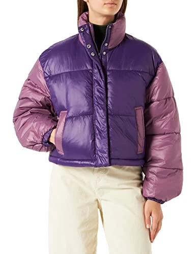 Women's Jxbeany Shine Puffer Jacket Sn, Acai/Detail: Block, S