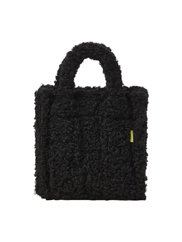 Women's jxchristine Teddy Bag Shoulder Strap, Black, Keine Angabe