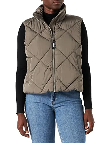 Women's Jxfume Short Quilted Vest Sn, Mulch, S