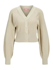 Women's Jxstina Twist Cardigan Knit Sweater, Fog, S Women's Jxstina Twist Cardigan Knit Sweater, Fog, S