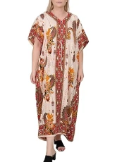 Women's Kaftans Tunic Summer Casuals Beachwear Swim Cover Ups Midi Sundress Loungewear Casual Nightwear Women's Kaftans Tunic Summer Casuals Beachwear Swim Cover Ups Midi Sundress Loungewear Casual Nightwear