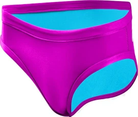Women's Kaitlyn Bikini Bottom, Magenta/Surf, Large
