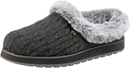 Women's Keepsakes - Ice Angel Low Top Slippers, Grey Charcoal, 6 UK