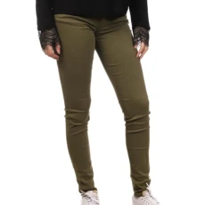 Women's Khaki Skinny Trousers, khaki, 4 Women's Khaki Skinny Trousers, khaki, 4