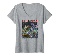 Womens - Knebworth Moonbuggy Graphic V-Neck T-Shirt Womens - Knebworth Moonbuggy Graphic V-Neck T-Shirt