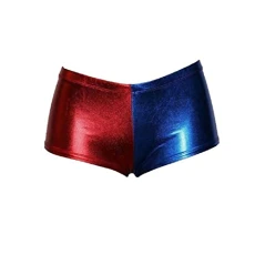 Women's Knickers Ladies Knickers Halloween Underwear Women Womens Underwear Metallic Hot Pants High Waisted Knickers For Women Halloween Panties For Women -Blue Red-16-18 Women's Knickers Ladies Knickers Halloween Underwear Women Womens Underwear Metallic Hot Pants High Waisted Knickers For Women Halloween Panties For Women -Blue Red-16-18