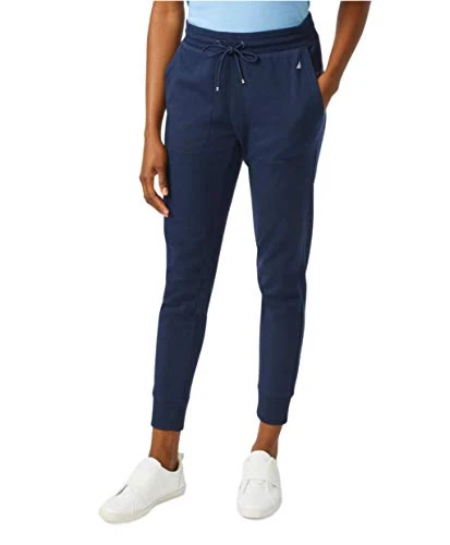 Women's Knit Sweatpants, Navy Seas, XXL