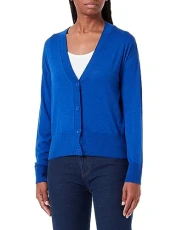 Women's Knitted Cardigan, Open Blue, M