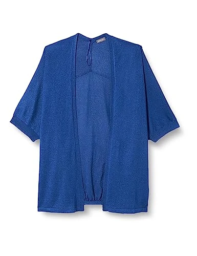 Women's Knitted Jacket, Cobalt Blue, 3XL