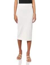 Women's Knitted Stretch Midi Skirt, Iso, M Women's Knitted Stretch Midi Skirt, Iso, M