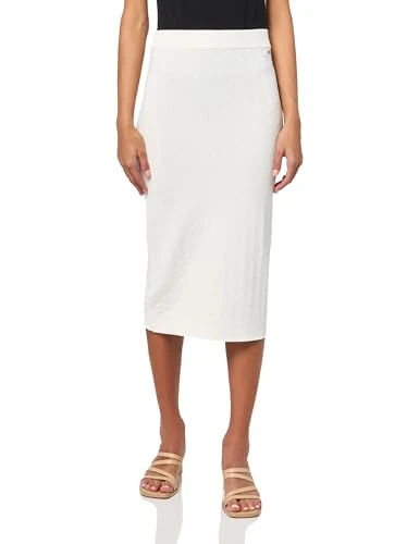 Women's Knitted Stretch Midi Skirt, Iso, M