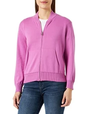 Women's Korean Jersey M/L 1294d500s Cardigan Sweater, Pink 0k9, XS Women's Korean Jersey M/L 1294d500s Cardigan Sweater, Pink 0k9, XS