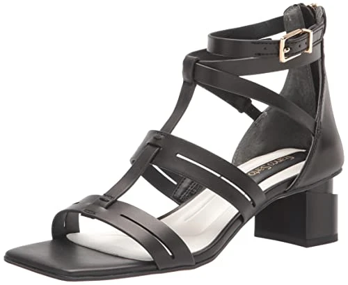 Women's Korie Strappy Heeled Sandal, Black, 9.5