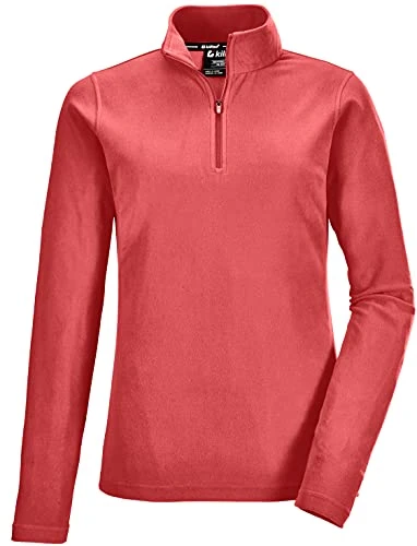 Women's Ksw 240 Wmn FLC Shrt Microfleece Shirt with Stand-up Collar and Zip, Raspberry, 34 (EU)