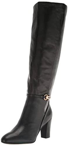 Women's L-palermo Knee High Boot, Black Leather, 3 UK