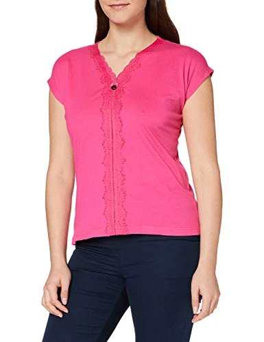 Women's Lacey Lounge Top Pajama, Pink, S