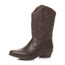 Womens Ladies Low Cuban Heel Pointed Toe Western Calf Cowboy Boots Size 6 39 Womens Ladies Low Cuban Heel Pointed Toe Western Calf Cowboy Boots Size 6 39