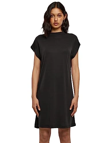 Women's Ladies Modal Dress , Black (Black 00007), XL