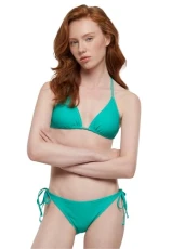 Women's Ladies Recycled Triangle Bikini, Ferngreen, M