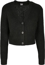 Women's Ladies Short Cardigan, Black (Black 00007), L UK