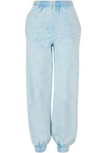 Women's Ladies Towel Washed Sweat Pants, Baltic Blue, XS