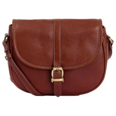 Women's Laire Medium Saddle Bag, Classic Brown Women's Laire Medium Saddle Bag, Classic Brown